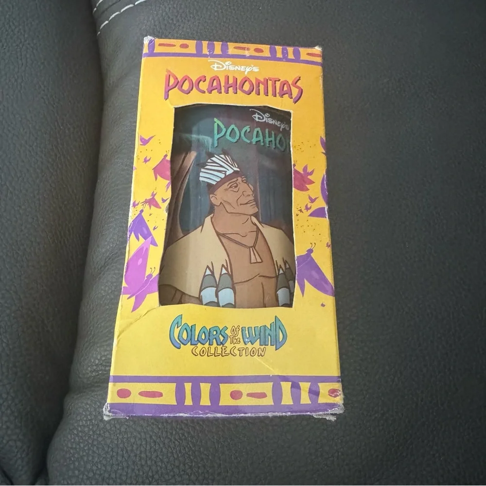 Disney‎ Pocahontas Collector Cup Burger King Series PoWhatan Kocoum Vintage 1994